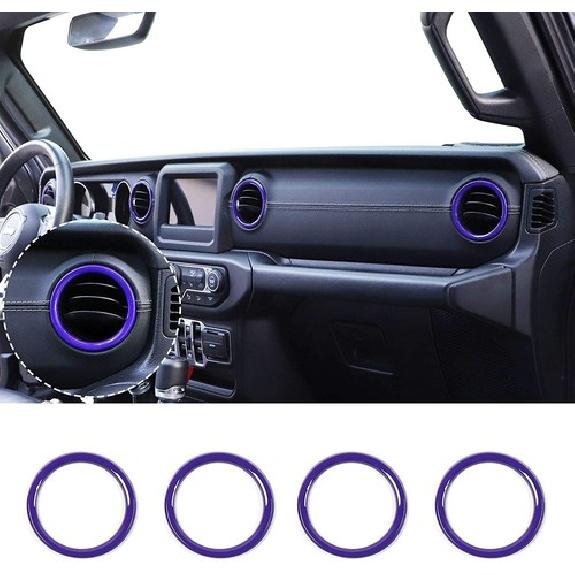 

Dashboard Air Conditioner Vent Cover Inner Trim Accessories for Jeep Wrangler JL