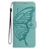 For Motorola Moto G75 5G Case Butterfly Imprinted Wallet Stand PU Leather Flip Phone Cover with Strap