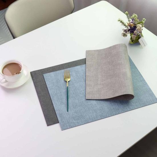 Non-Slip Placemat Heat Resistant Dining Table Mat for Plates Bowls Cups Teapots Reusable Washable Coaster for Kitchen Outdoor Use