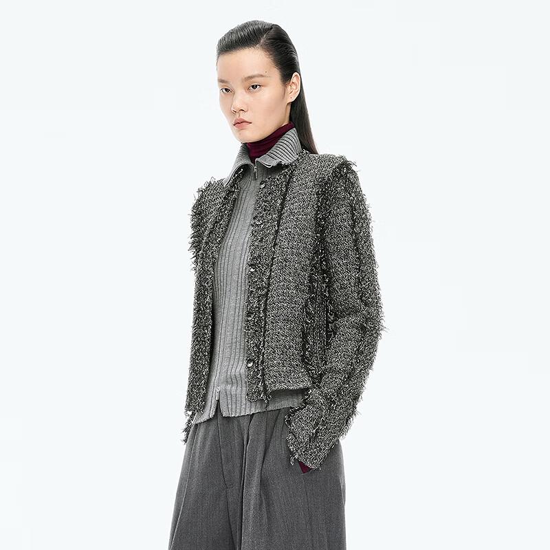 JNBY 2025 Autumn Round Neck Cardigan Sweater