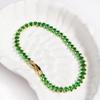 10 Colors Luxury CZ Tennis Cubic Zirconia Gold Silver Color Iced Out Chain Bracelet Bling Jewelry for Women Party Gift