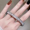 Light Luxury High-End Full Diamond Zircon Bracelet Niche Design Simple Fashion Luxury Temperament Jewelry