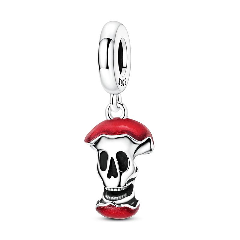 

Skull Apple Charms Metal Luminous Dangle Pendant Fit Bangle Bangle Necklace Make your own Accessory Elegant Fashion Beautiful Lovely Exquisite