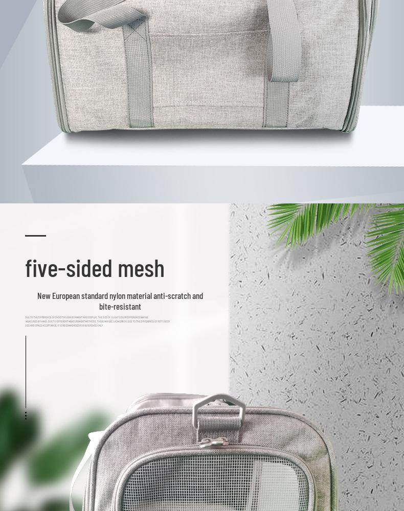 Foldable Breathable Portable Pet Backpack for Cats and Dogs