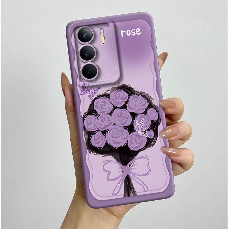 For Realme C75 C75x Case Cover Pretty Flowers Soft Silicone Phone Case For OPPO Realme C 75 C75 X RealmeC75 4G Bumper ShockProof