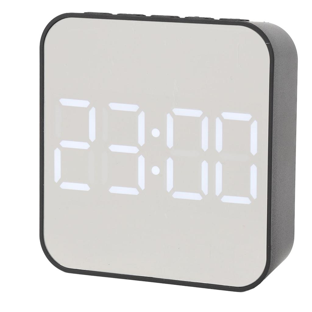 LED Digital Clock 2 Alarm Settings Multifunctional Small Electronic Alarm Clock with Temp Date Display for Bedroom