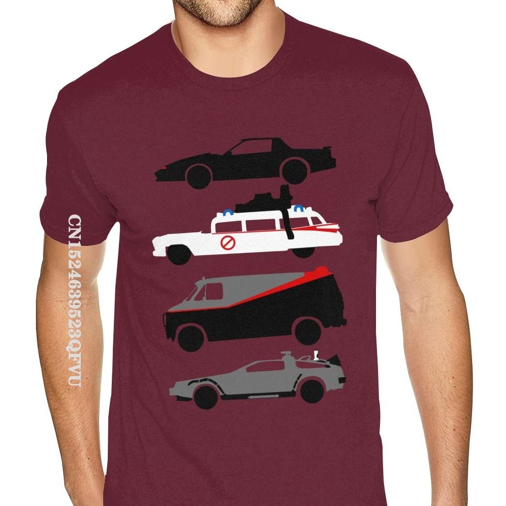 80s Car Tee Shirts Kawaii  Halloween Oversized T Shirts Harajuku Boyfriend's Plus Size T-Shirts