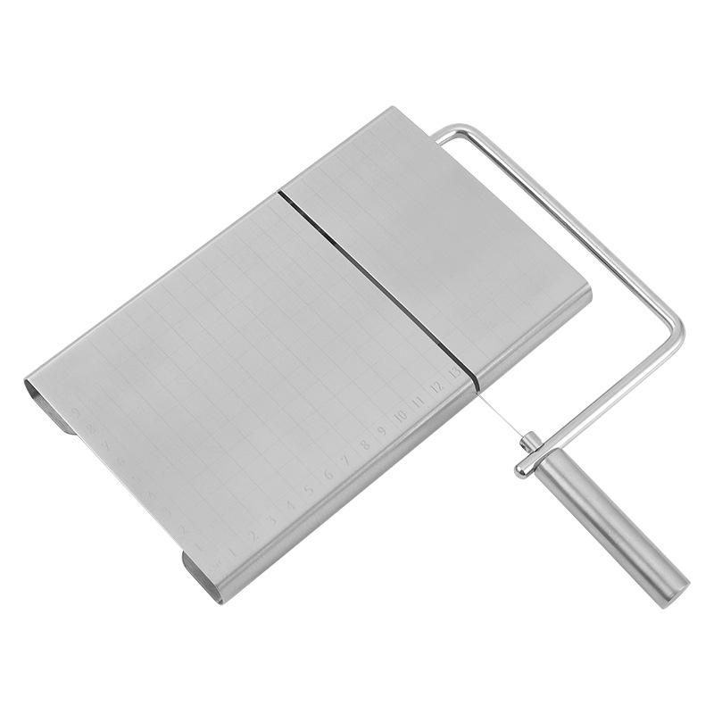 Multi-Functional Stainless Steel Cheese and Sausage Slicer with Scale