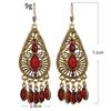 Ethnic Style Dangle Earrings for Women Retro Boho Acrylic Water Drop Earring Female Jewelry Accessories