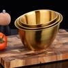Slanted Salad Serving Bowl Korean Vegetable Holders for Restaurant Use Large Capacity Stainless Steel Tableware