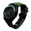 Casio Men Liquid Crystal,Analog Dual Display Series Black Watch GA-2100-1A1(Watch3--)