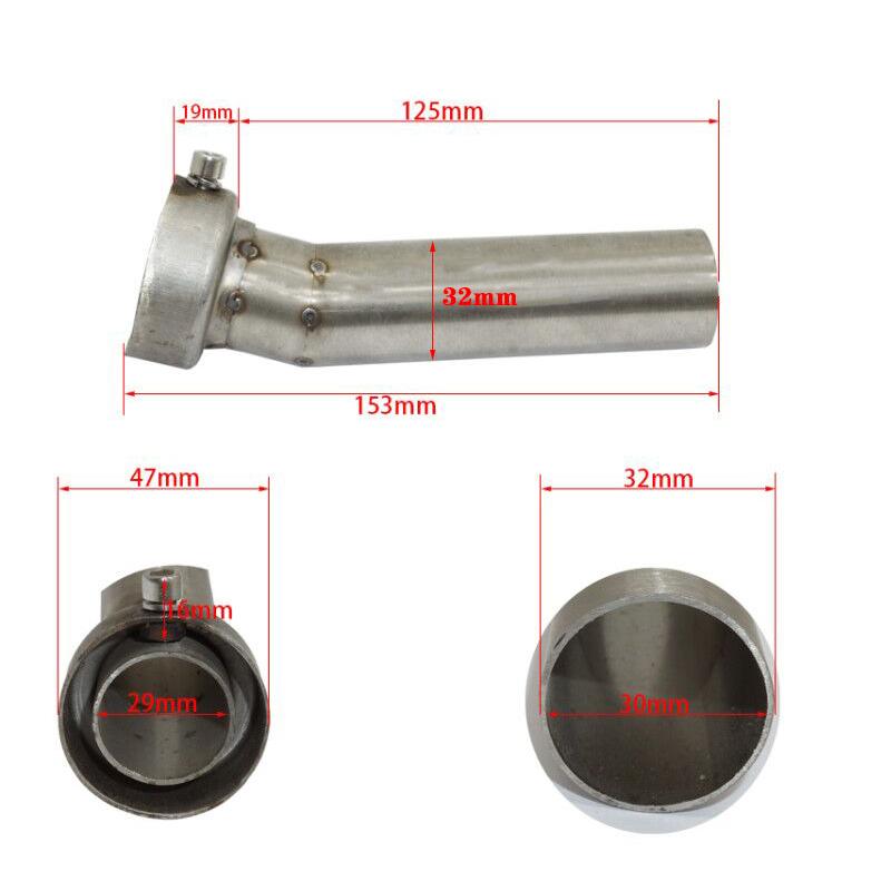 Motorcycle Accessories Exhaust Cylinder Plug Muffler Tool Stainless Steel Lengthened Reduce Sound