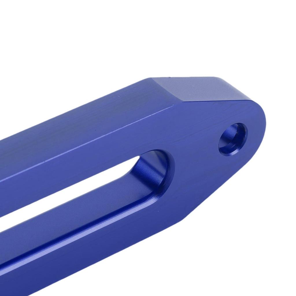 Hawse Style Winch Fairlead 4.88in Standard Hole Pitch High Strength Aluminum Alloy 3000-4000 Lb Winch Fairlead for Automotive Anchor Cables Blue