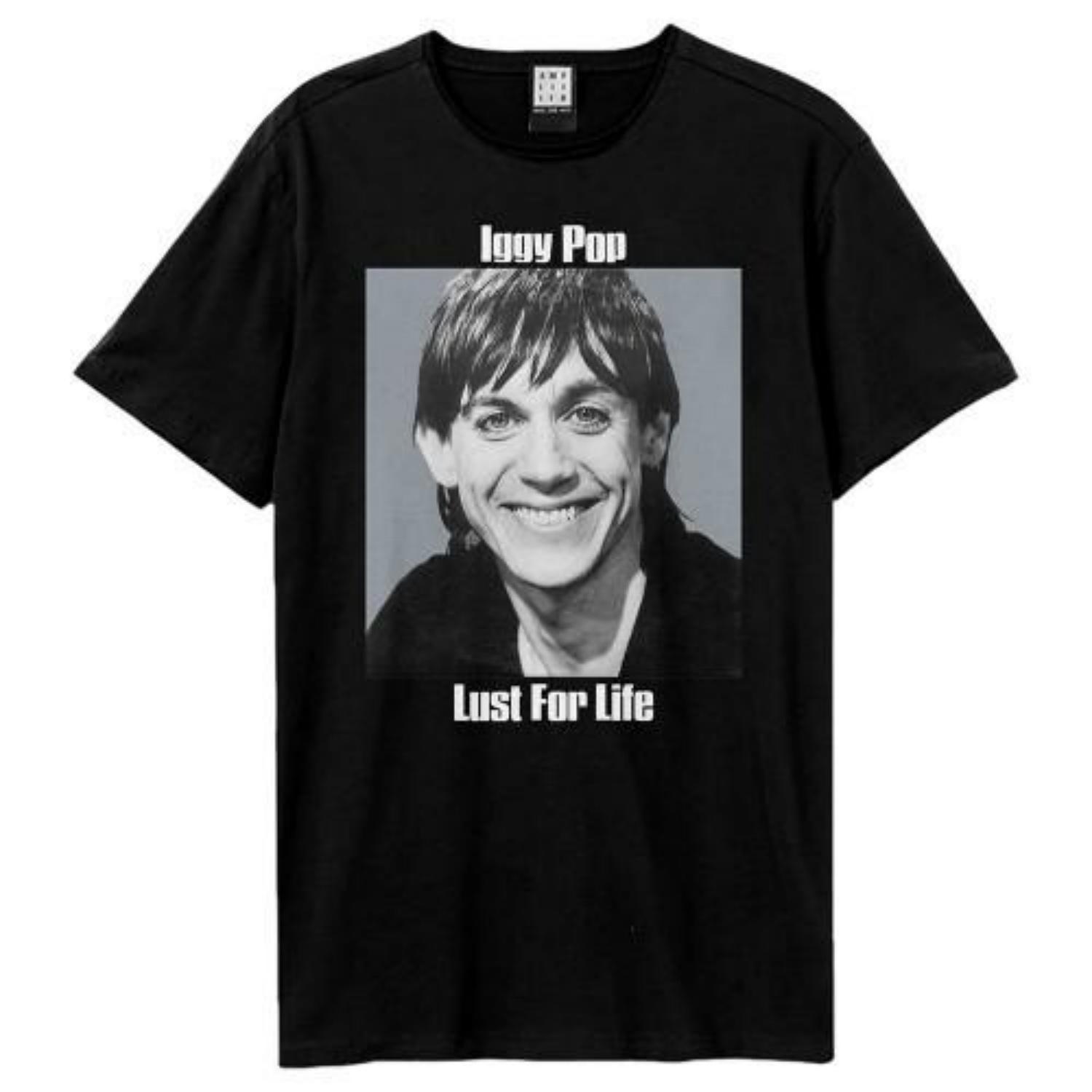 Amplified Unisex Adult Lust For Life Iggy Pop T-Shirt S