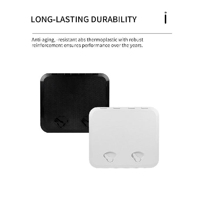 460x510mm ABS Deck Access Hatch Cover Boat Accessories Watertight Anti-UV Non-Skid Inspection Marine Deck Plate Yacht Deck Lid