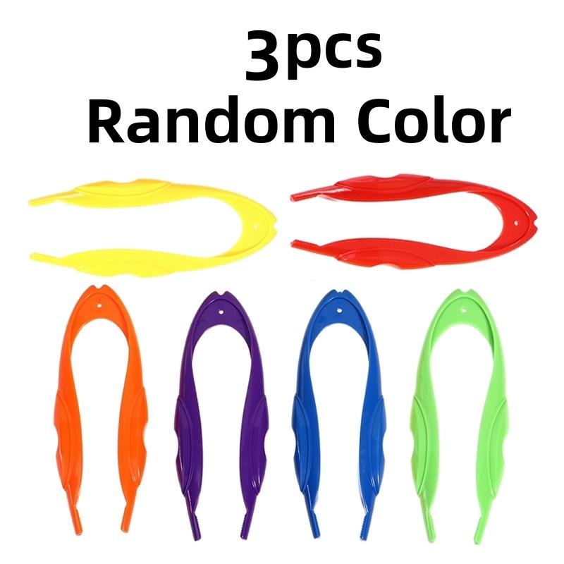 

Монтессори учебное пособие для развития мелкой моторики. Удобные для детей цветные пластиковые пинцеты для захвата и проведения экспериментов.