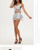 Cross-border Belly Dance Jazz Costume: Nightclub Tassel Uniform, Sequined Skirt