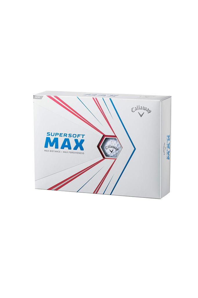 Callaway Golf Balls SUPERSOFT MAX 2021 1 Dozen (12 Pieces) 2 Pieces White