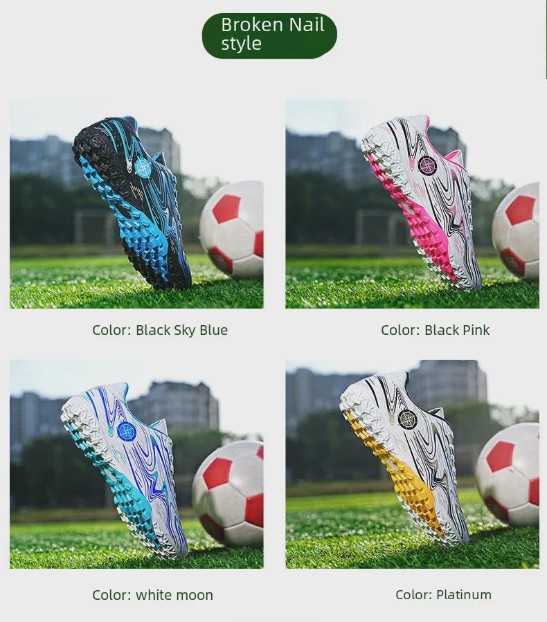 Kinder Fußballschuhe mit langen Stollen - Jungen & Mädchen TF Stollen für Training & Jugendwettkämpfe