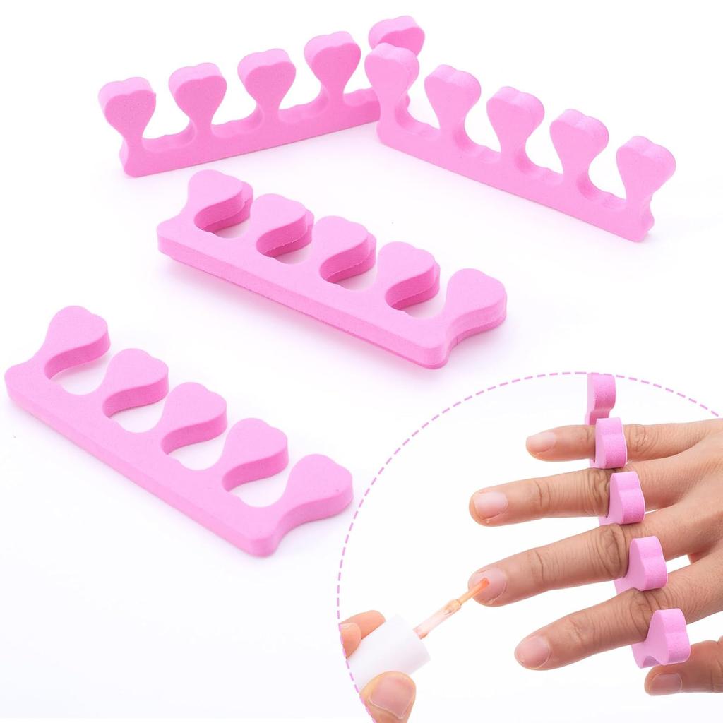 14 Pcs Toe Separators for Women Pedicure, Toe Separators for Pedicure, Pedicure Toe Separators, Comfortable Toe Dividers for Nail Art, Polishing,