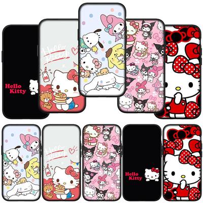 Für iPhone 16 15 Xiaomi Redmi Note 13 12 11 Pro Max X 9 14 XR Samsung Galaxy A16 S24 S23 Plus 14C A06 A05 13C Huawei OPPO Hello Kitty Rosa Handyhülle