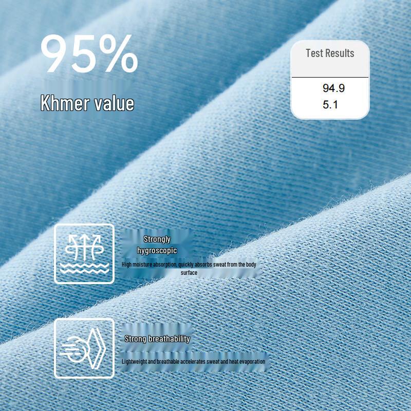 Urban Beauty Men's Pure Cotton 7A Antibacterial Boxer Briefs 4-Pack