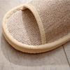 Cotton Linen Indoor Slippers with EVA Foam Sole - Comfortable, Lightweight, Four Seasons Wear