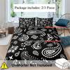 2/3pcs Paisley Bandanna Print Duvet Cover Set Soft, Bedding For A Cozy Bedroom Perfect For Bedroom Or Guest Room Bedding Set