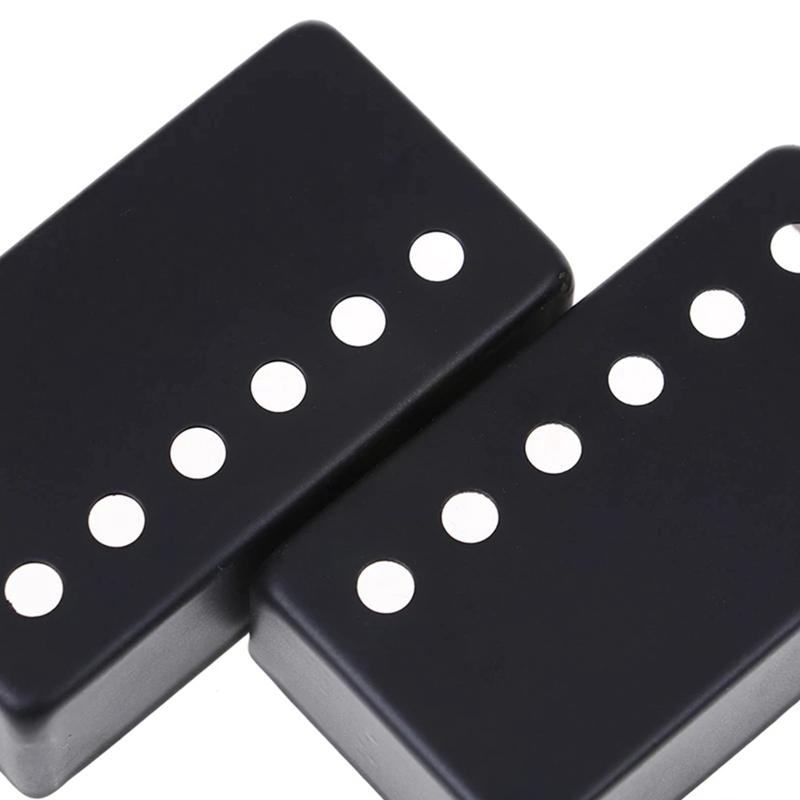 2Pcs Guitar Bass Humbuckers Pickup Covers Set Humbuckers Cover for Neck & Bridge