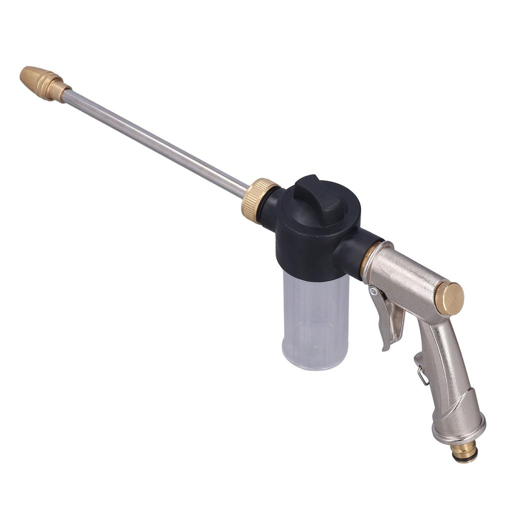 High Pressure Water Gun Garden Hose Wand Nozzle Sprayer Foam Washer Spray Cleaning Tool