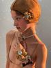 ZHUHE The Gemstone Bear Hairpin Features A Sweet And Romantic Style, Making It A Perfect Jewelry Accessory For Women As A Party