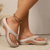 Women's Summer Fashion EVA Flip Flops Comfort Thick Sole Non Slip Beach Slippers Woman Soft Sole Clip Toe Platform Sandals 2025