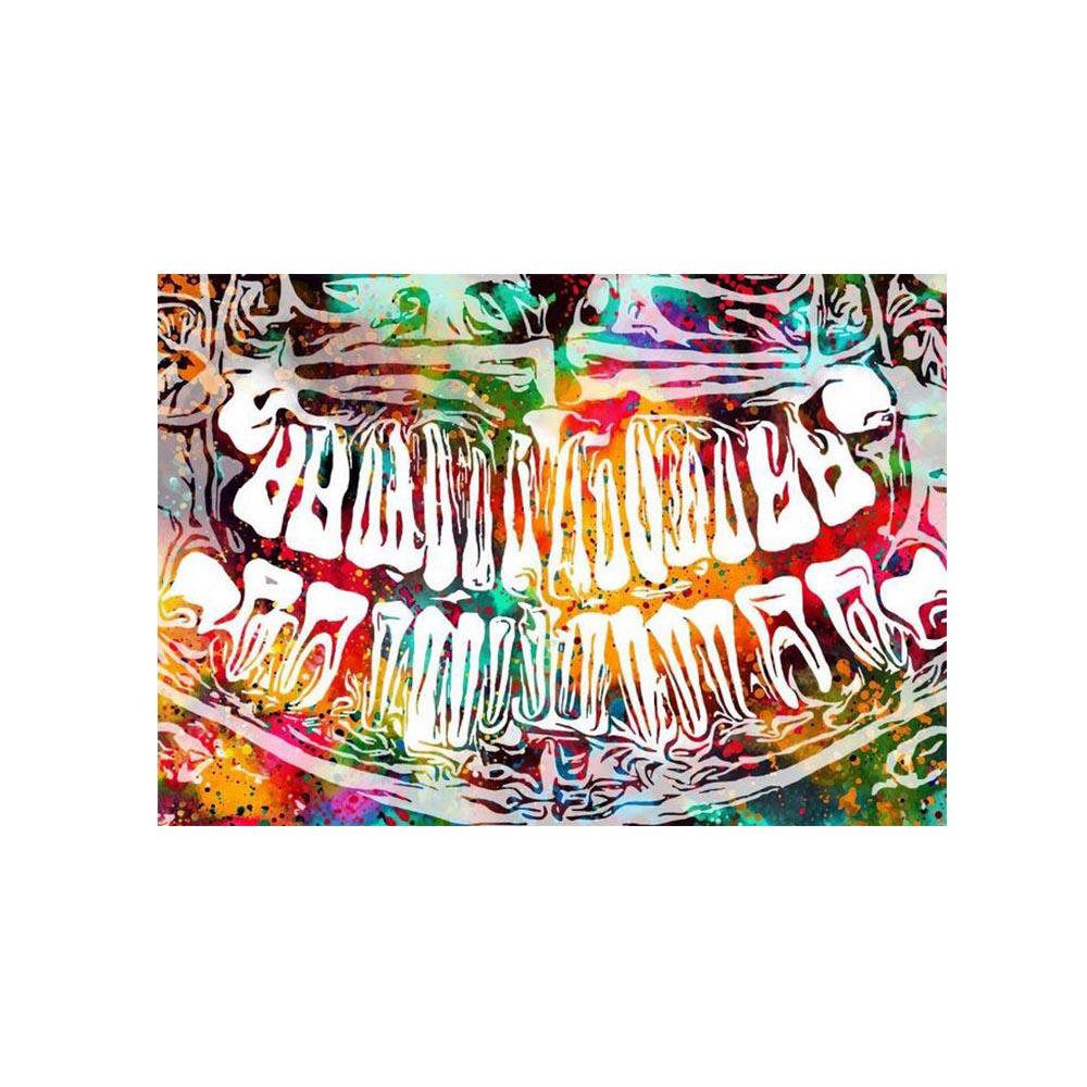 

Абстрактные красочные постеры с изображением зубов, принты на холсте, образовательные зубные стоматологические картины, настенные художественные картины для декора гостиной, без рамки 70x100cm No Fram