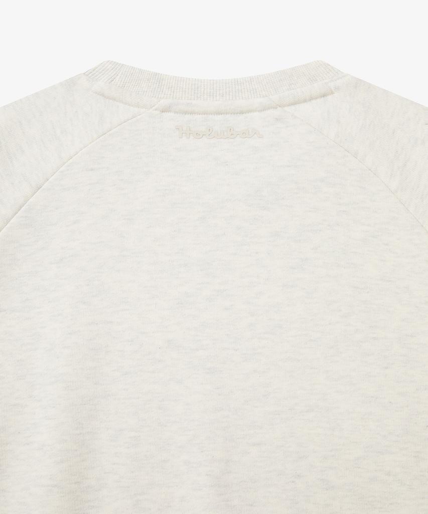 Holluba Basic Logo Sweatshirt W Oatmeal