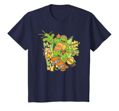 Kinder TMNT Mikey Boarding Michelangelo Kinder T-Shirt