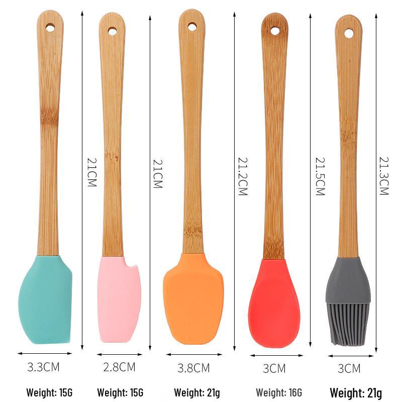 15-Piece Silicone Baking & Spatula Set