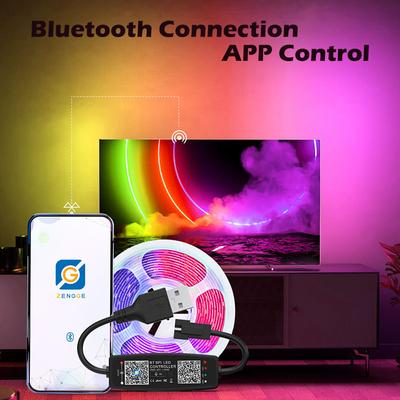 Contrôleur WS2812B Bluetooth Contrôle par Application Musicale pour Bandeau LED Pixel SK6812 WS2811 WS2812 Rubans LED USB 5V Télécommande