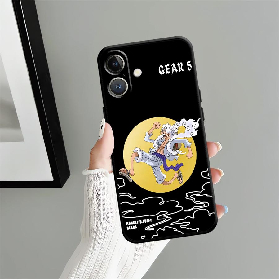 

Мягкий задний чехол-бампер для iPhone 17 16 Pro Max 13 Mini SE 12 X XS XR 14 17Air 7 8 15 Plus 11 Персонажи аниме iPhone 7