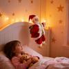 Climbing Santa On Rope Holiday Electric Decoration With Music Musical Santa Climbing Rope For Outdoor Indoor Porch Window Roof