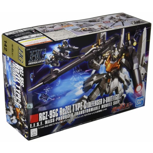 HGUC Mobile Suit Gundam UC RGZ-95 ReZEL Type C Defender B Unit/General Revil Deployed Unit 1/144 Scale Pre-Colored Plastic Model