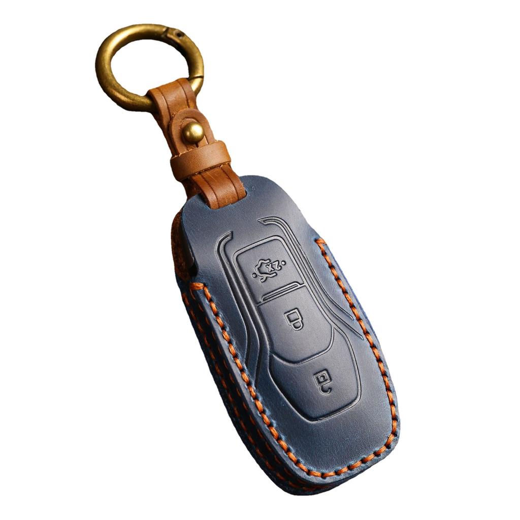 Suitable for Ford Key Set Forrest Mondeo Edge Mustang Explorer Leather Protective Case Buckle