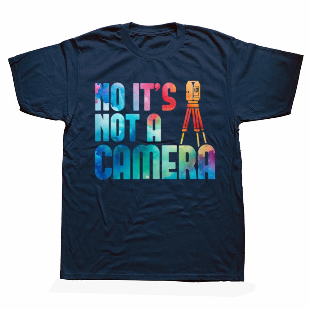 

Funny Surveying Not A Camera Graphic Fashion New Cotton Short Sleeve Land Surveyor Gifts T Shirts O-Neck Harajuku T-shirt - M... S разноцветный