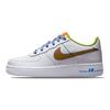 Nike Force 1 LV8 GS White Multi Kids Sneakers Medium-Blue Magma-Orange Multi-Color DQ7767-100