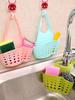 1pc Kitchen Sink Adjustable Drainer Rack Hanging Bag(random Color)