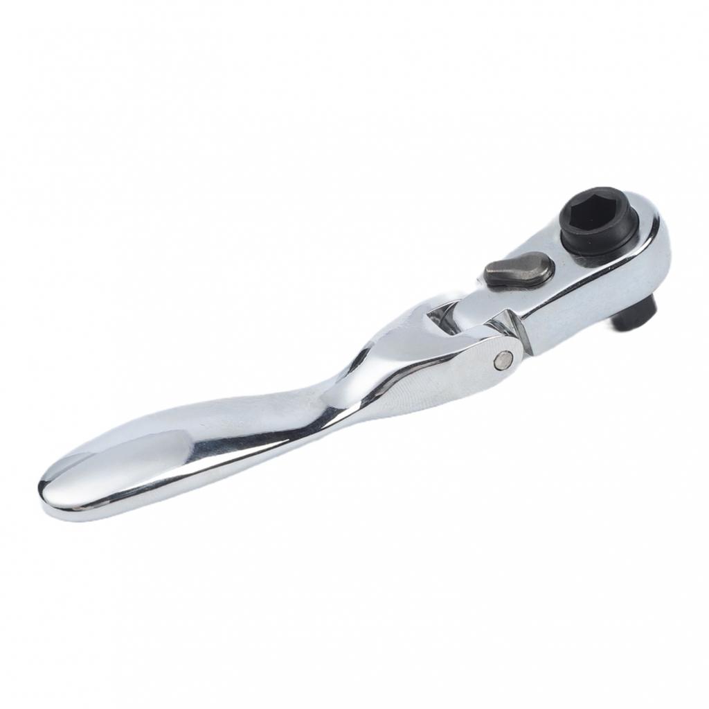 2-in-1 For Mini Ratchet Wrench with 72-Tooth Ratchet and Interchangeable Bits
