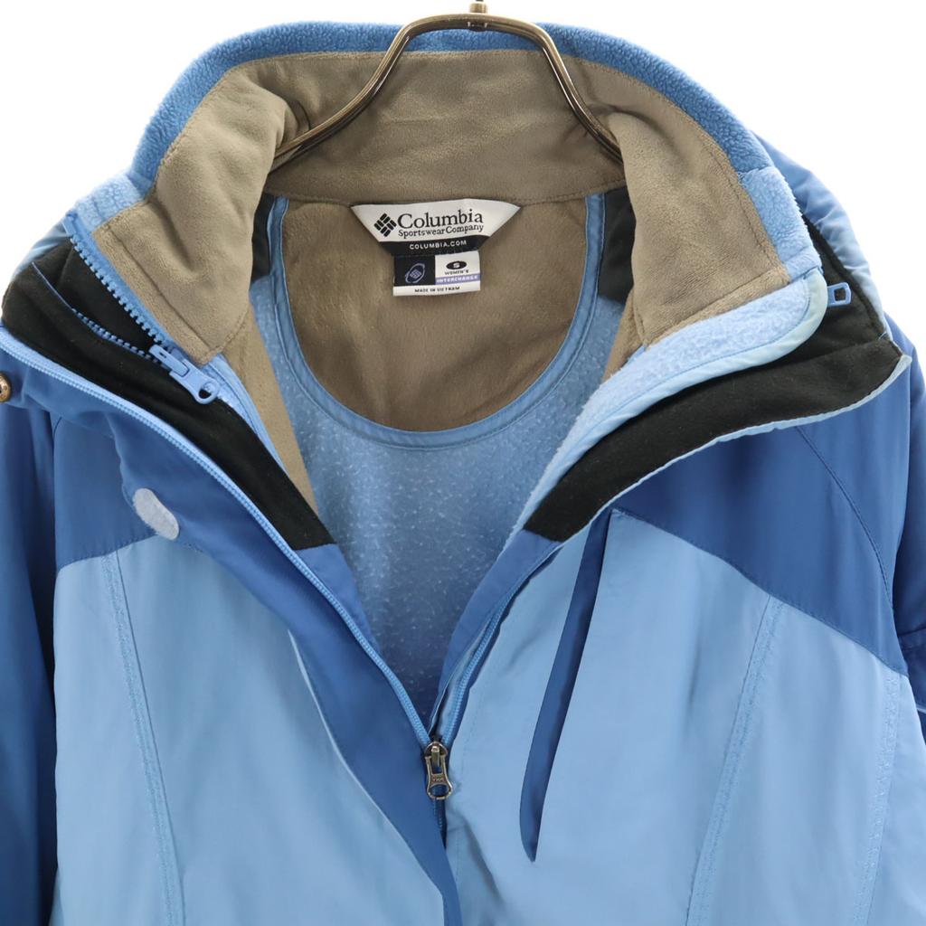 Columbia Mountain parka S Blue Lined outdoor jacket Women Used