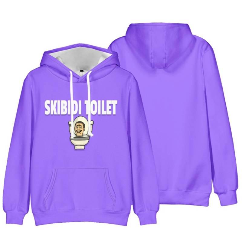 Skibidi Toilet Funny Casual Hooded Sweatshirt Creative Game Print Multiple Styles To Choose From