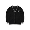 New MLB Base Logo Knitwear Unisex Black 3AKCB0121-50BKS