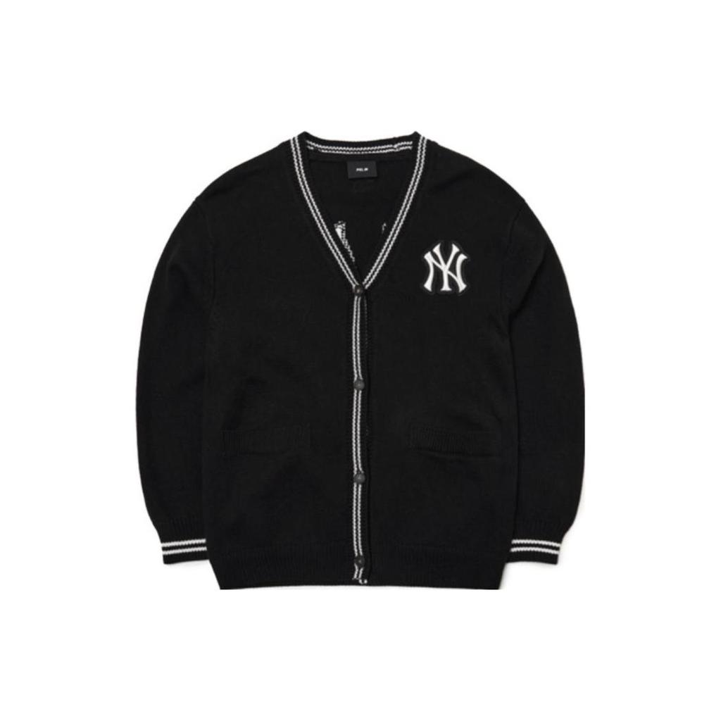 New MLB Base Logo Knitwear Unisex Black 3AKCB0121-50BKS