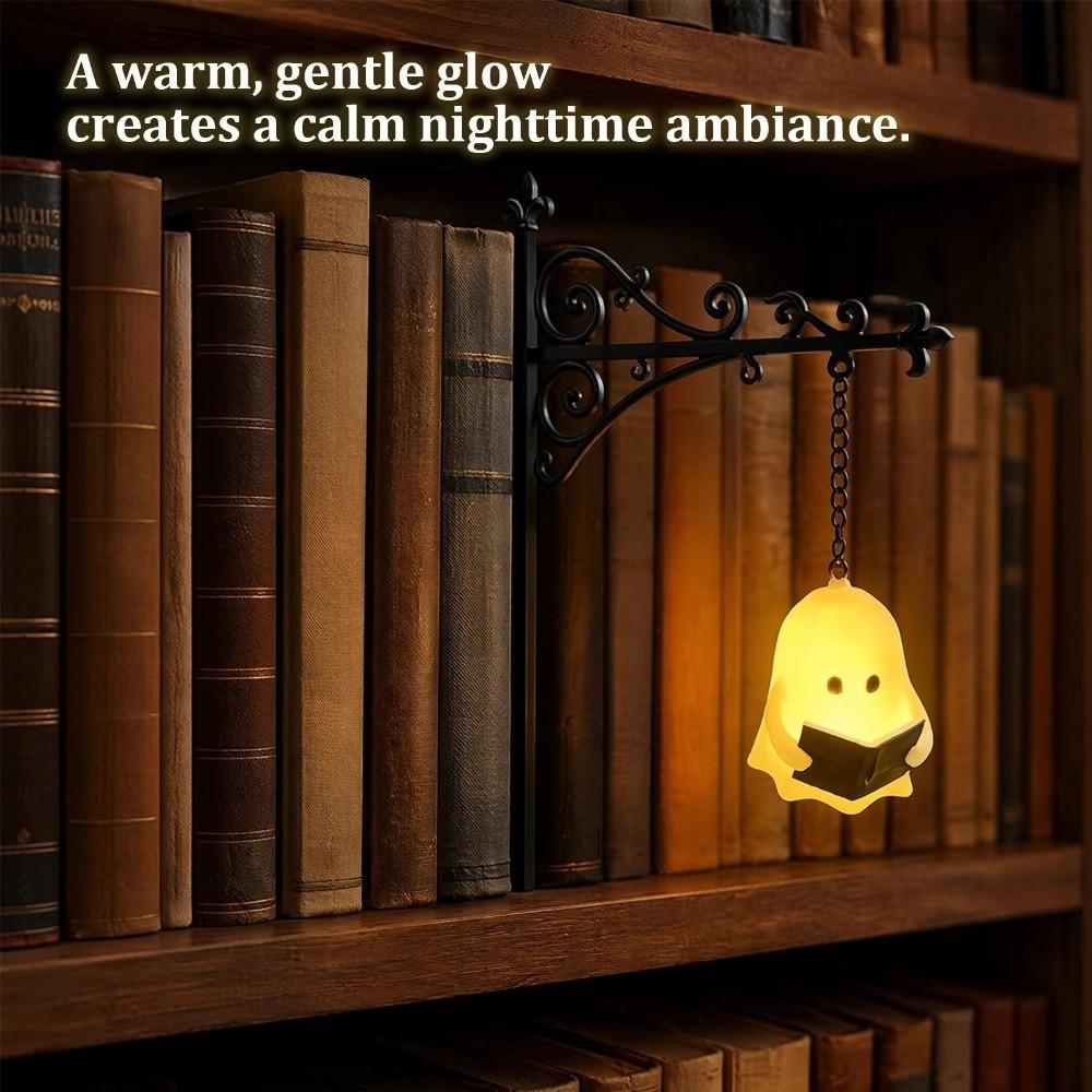 Metal Book Nook Decor Mini Size Mini Bookshelf Light Creative Bookshelf LED Lamp Book Lover Gifts